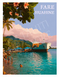 Plaque en Métal, Huahine