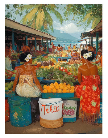 Plaque en Métal, Marché de...