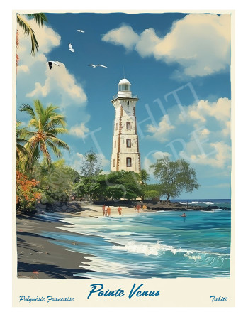 Plaque en métal, Pointe Venus